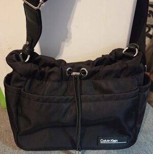 Black Nylon Shoulder Bag
